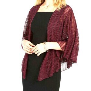 INC International Concepts Women s Cropped Metallic Shrug